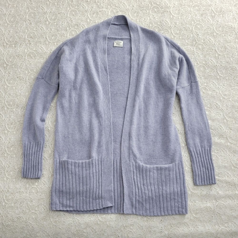 Sunday Best Open Cardingan Merino/Alpaca Blend XS